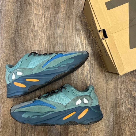 adidas gazelle silver green womens Adidas Yeezy Boost 700 'Faded Azure' | GZ2002 main image 1